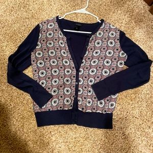 Navy cardigan